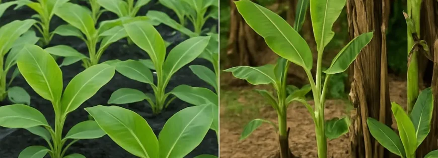 Tissue Culture Banana vs Suckers